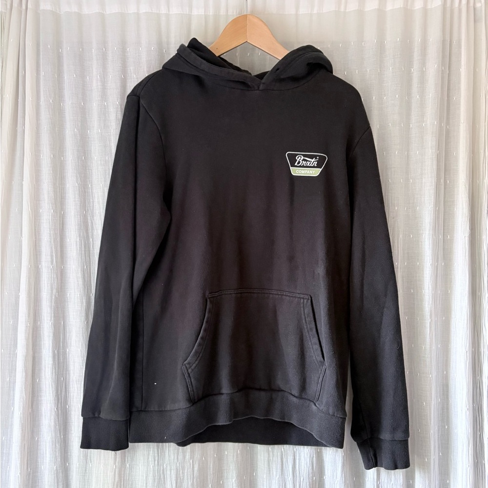 Brixton Black Hoodie with Logo